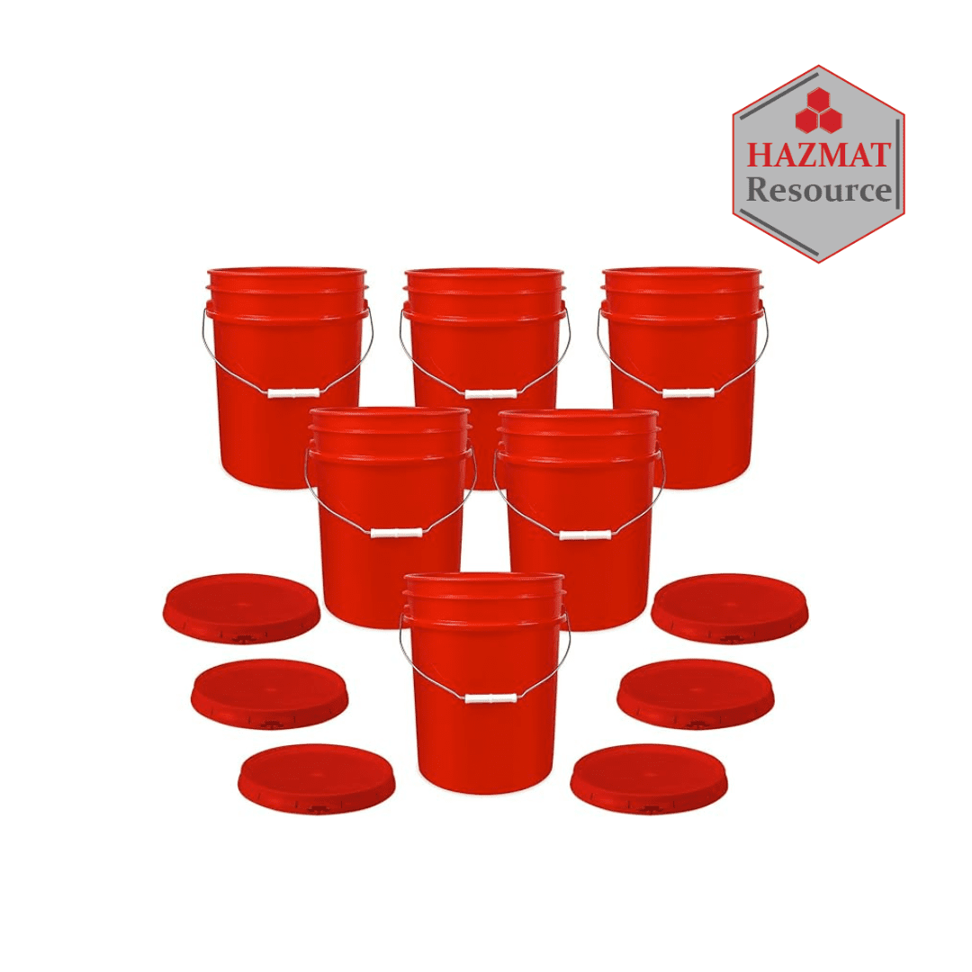 Hazmat Decon Bucket with Lid Hazmat Resource