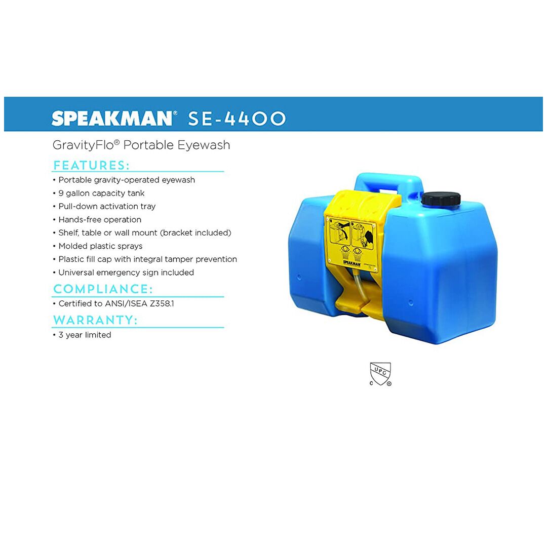 portable eye wash station grainger