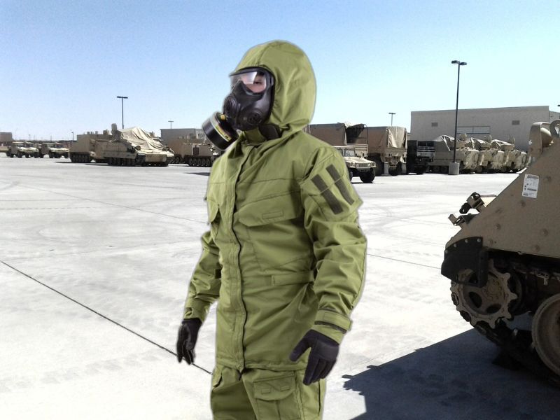 OPEC Kite GA CBRN Suit – Two Piece Lightweight Level C Hazmat Suit